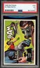 1966 TOPPS USA BATMAN BLACK BAT #44 Flying Fists (Robin Batm