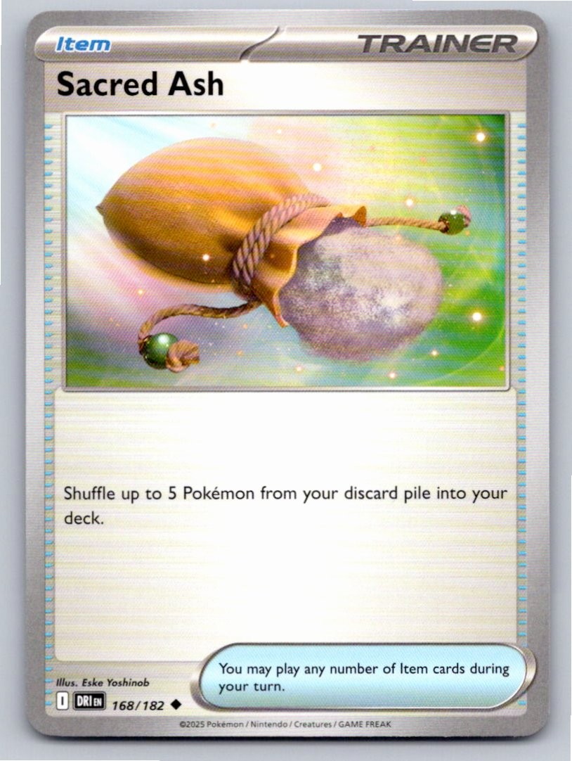 2025 POKEMON SACRED ASH DESTINED RIVALS 168/182 UNCOMMON NM A43784 FREE S&H