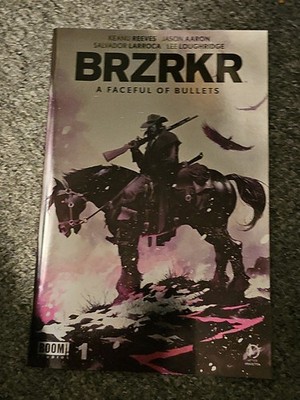 2024 BOOM STUDIOS BRZRKR A FACEFUL OF BULLETS #1 FOIL COVER D NM KEANU REEVES NM