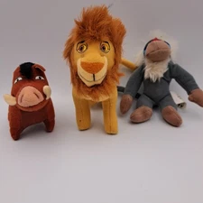 Disney Lion King ll Simba’s Pride Plush Stuffed Animal McDonalds Toy Lot Of 3