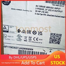ALLEN BRADLEY 20F11ND027JA0NNNNN AC DRIVE POWERFLEX 753 15KW/20 HP US Free Tax