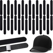 Gejoy Hat Sweat Liner 30 Pcs Hat Sweat Protector Disposable Cap Sweatband for Wo