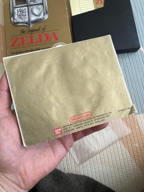 The Legend Of Zelda NES en caja con manual