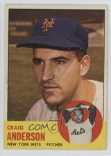 1963 Topps Craig Anderson #59 1sw9