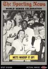 1970 Topps #310 1969 World Series - Mets Whoop it Up Mets / Orioles 6 - EX/MT