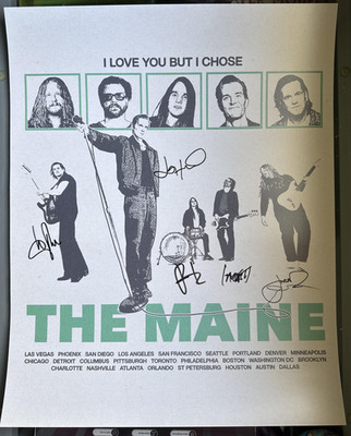 The Maine Tour Merchandise April 12th 2026 in Columbus poster