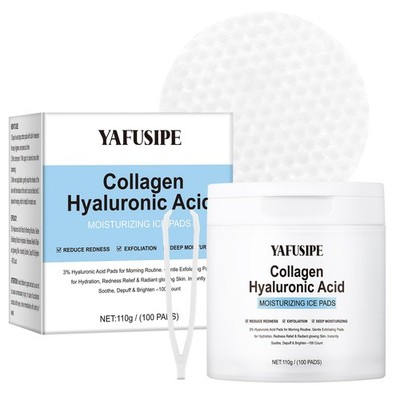 3% Hyaluronic Acid Collagen Peptide Toner Pad, Hyaluronic Acid Toners Facial ...