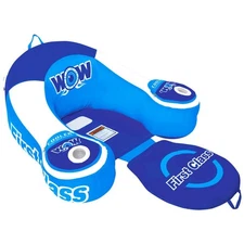 WOW SPORTS Float Tube First Class U-Shape 52in x 46in PVC with Cup Holders