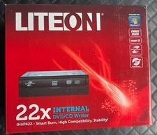 NEW LiteOn iHAP422 Internal DVD/CD Rewritable Drive iHAP422-98 9 - Black Bezel