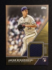 2026 Topps Series 1 Jacob Misiorowski RC Major League Material Gold /50 MLM-JMI
