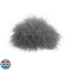 PATIKIL Furry Microphone Windscreen 5mm x 55mm Mic Cover Windshield for Indoo