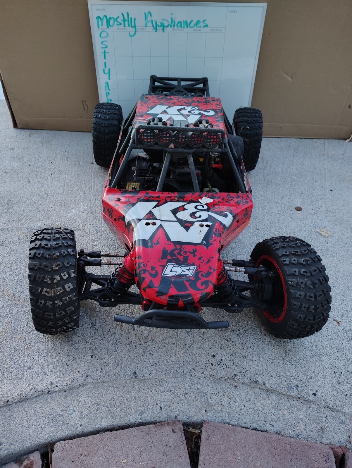 Losi 1/5 DBXL K&N 4WD Gas RC Buggy RTR &ndash; 23cc Engine &ndash; Clean&ndash; 