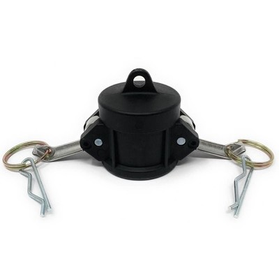 Type DC Poly 1-1/4'' Cam and Groove Dust Cap Fitting (CAM-12-DC-PP)