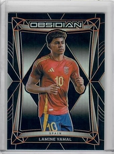 2024-25 Panini Obsidian Lamine Yamal Electric Etch Orange /40 SP Spain