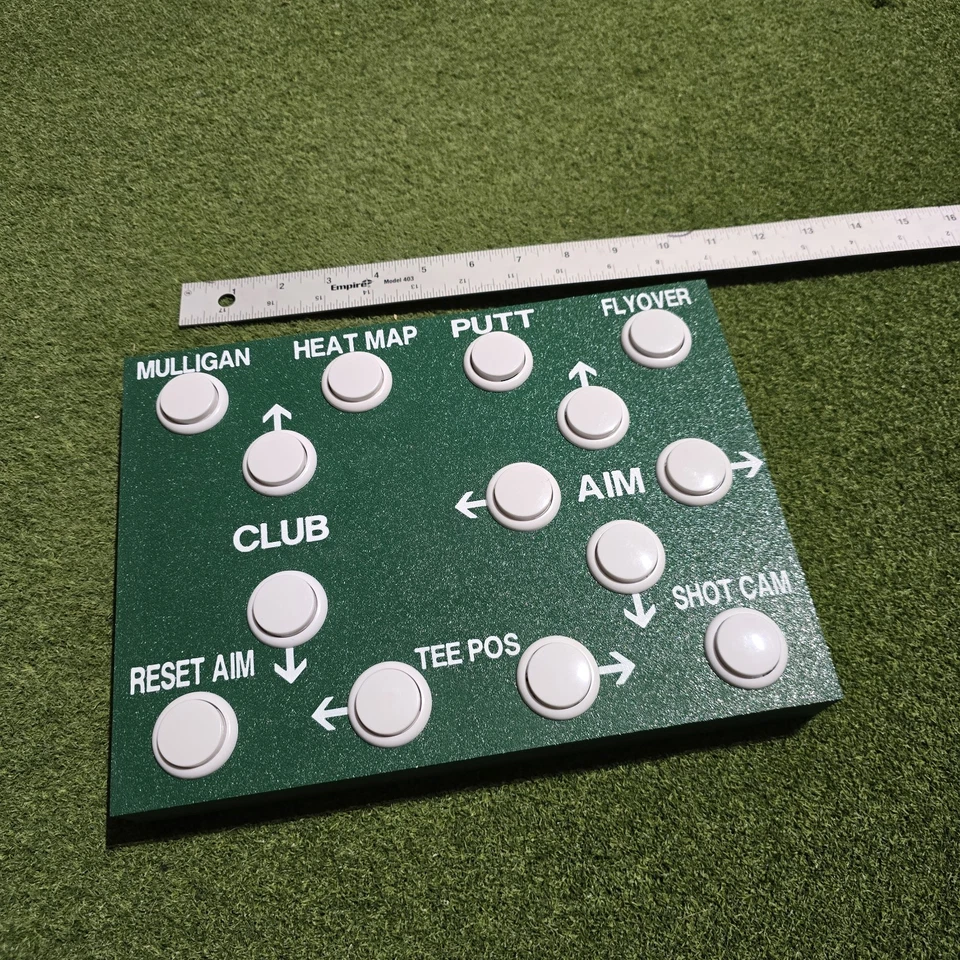 Golf GSPRO caja de control inalámbrico, uneekor skytrak, cuadrado, Garmin (verde) Foto 2 de 4