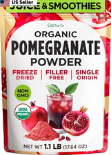 Organic Pomegranate Powder 1.1 Lb (52 Servings) for 17.64 Ounce (Pack of 1)