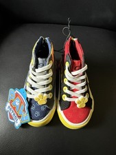 Paw Patrol Toddler High Top Sneakers Shoes-NWT 5T Slip ons with side zipper