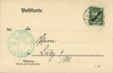 Ak Bobzin in Mecklenburg, Mecklb. Schwerinsche Forstverwaltung,... - 11402129