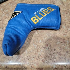 St. Louis Blues Golf Putter Headcover Blue NHL Hockey Embroidered Blade Cover