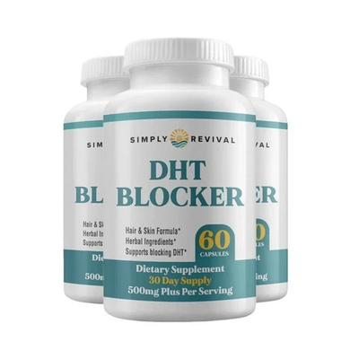 #ad 3 Pack Simply Revival DHT Blocker Promote Healthy Hair Growth 180 Capsules $39.95