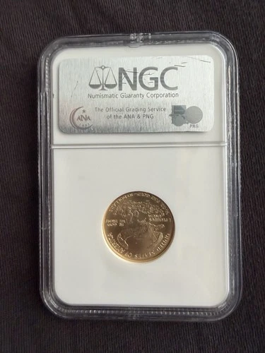 2006 W US 1/4 oz Gold American Eagle $5 NGC MS70 Early Releases BURNISHED UNC