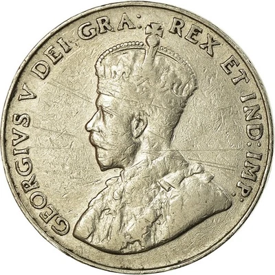 Monnaie, Canada, George V, 5 Cents, 1936, Royal Canadian Mint, Ottawa, TTB - Photo 1/2
