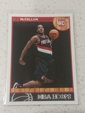 2013-14 Panini NBA Hoops CJ McCollum Rookie Card (RC) #270 Trail Blazers. rookie card picture