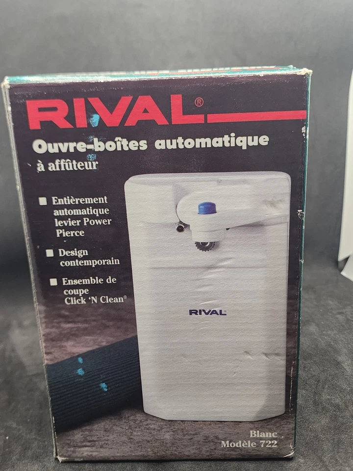 Abrelatas Ajustable Automático Rival con Afilador de Cuchillos Modelo 722 Totalmente Nuevo Foto 4 de 4