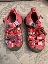 KEEN Whisper Raya Honeysuckle Pink Washable Sandals Kids Size 8