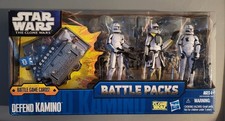 Star Wars Defend Kamino Clone Wars Battlepack ARC Trooper Hasbro BOX DAMAGED 