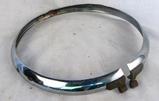 OEM INDIAN CHIEF HEADLIGHT BEZEL MOTOLAMP c.1940's