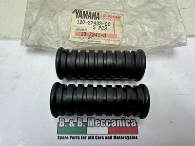 Pair Tyres Floorboards Rests Feet Dx SX Original YAMAHA Dt 125 Rd 350 400 XT