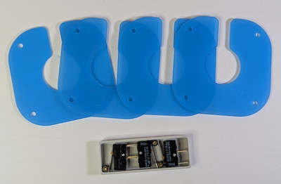 X-Carve Dust Control Insert Plate (Qty 4) + Limit/Homing Switches (Qty 3)