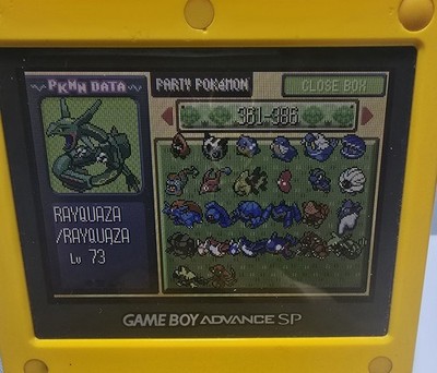 Pokemon Ruby Authentic GBA | All 386 Shiny Pokemon Brand New Battery Not Badges 