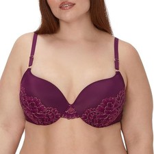 NEW Maidenform Womens Underwire Bra, Love The Lift Smoothing Lace,Push-up,36B