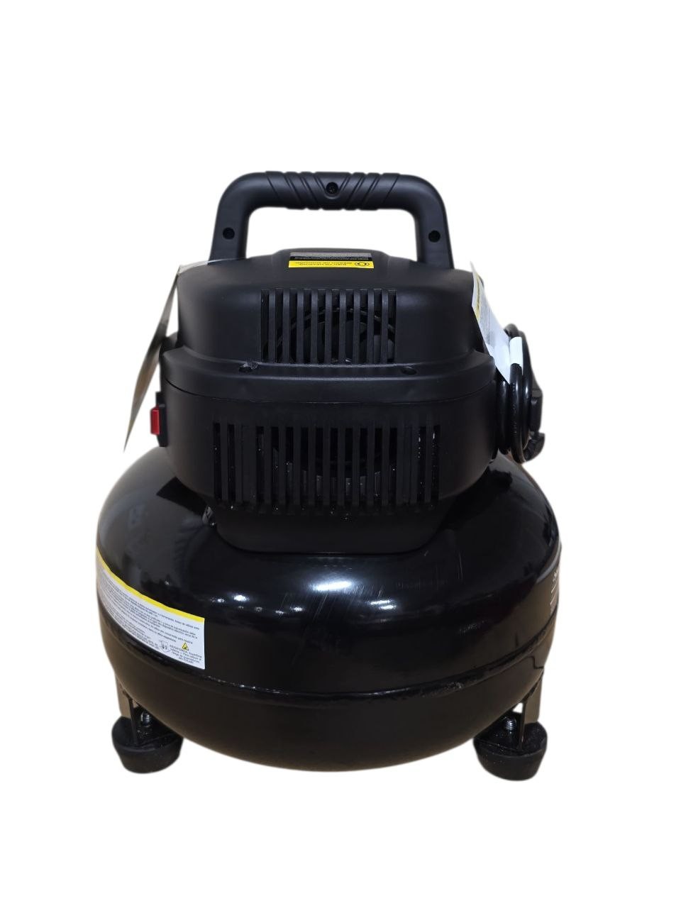 Husky 6 Gal Air Compressor 175 PSI Electric Oil-Free Pancake Dual Gauge Tool NEW