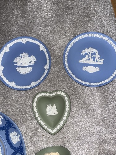 Vintage NOS Wedgwood Jasper Glassware Lot Rare Wedding Anniversary Plate - Picture 5 of 5