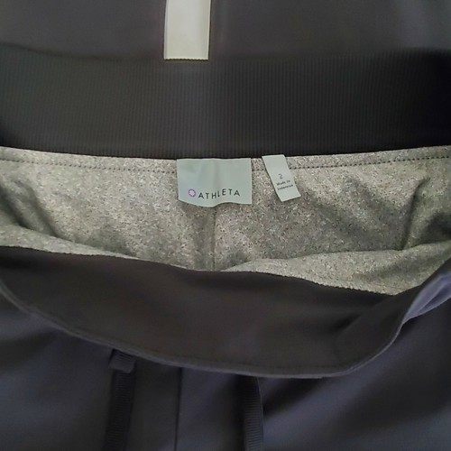Athleta Black Jogger Pants Lightweight Stretch Waist Women's 2 - Picture 3 of 4