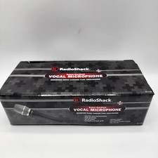 Radio Shack Super Cardloid Vocal Microphone 33-128 with 20ft cable New Open Box