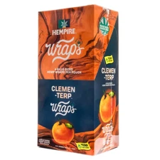 Hempire Clemen-Terp (Clementine Orange) Herbal Rolls By Swisher (Full Box of 15)