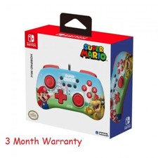 HORI Oficial HORIPAD Mini Controlador con Cable para Nintendo Switch Super Mario