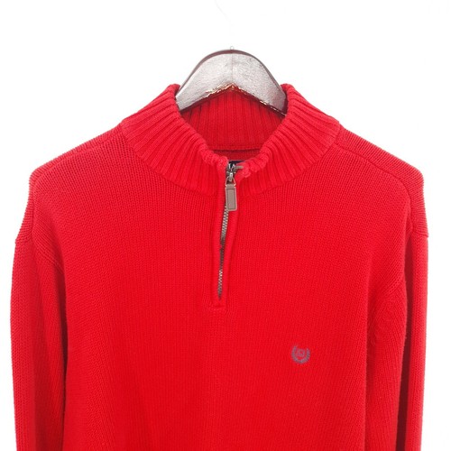 Chaps Pullover Herren Extra Large XL Pulli 1/4 Zip Mock Preppy - Bild 3 von 11