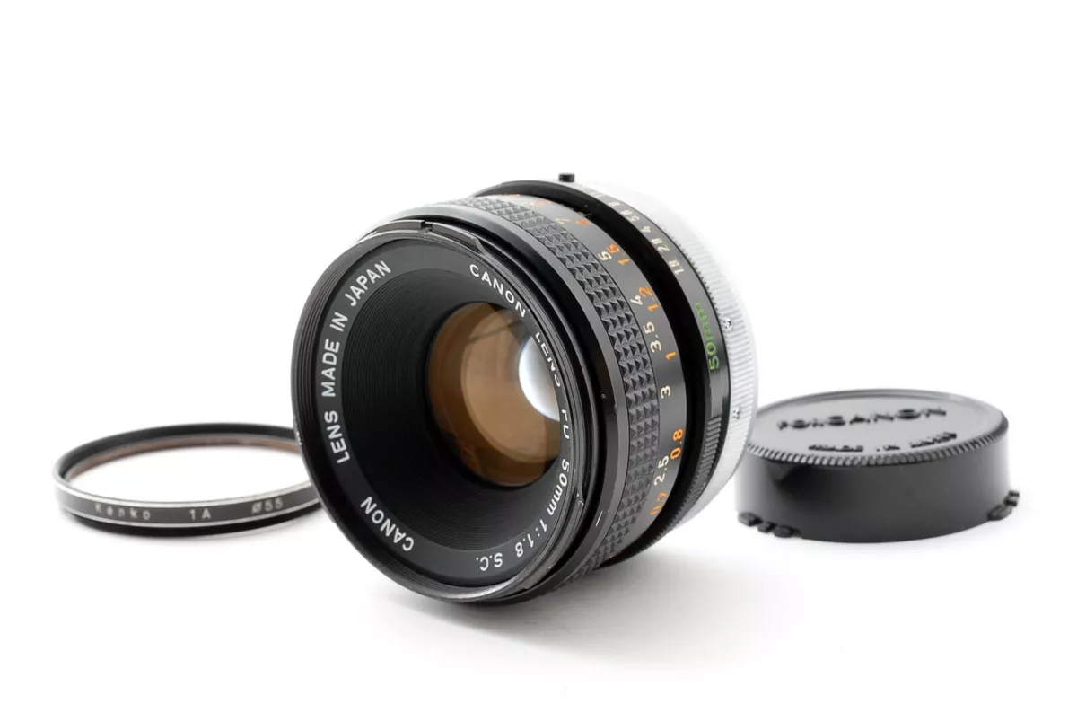 ☆極上☆CANON キヤノン FD 短く 50mm F1.8 S.C.