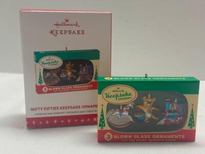 2016 NIB Hallmark Keepsake Ornament NIFTY FIFTIES KEEPSAKE ORNAMENTS FREE SHIP