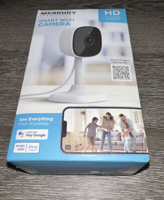 MERKURY SMART WI-FI CAMERA HD 1080P WITH NIGHT VISION WAY AUDIO