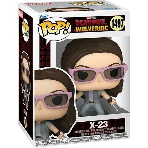 Funko POP! Marvel Deadpool & Wolverine - X-23 Figure #1497 + Funko POP! Marvel Deadpool & Wolverine - X-23 Figure #1497 +