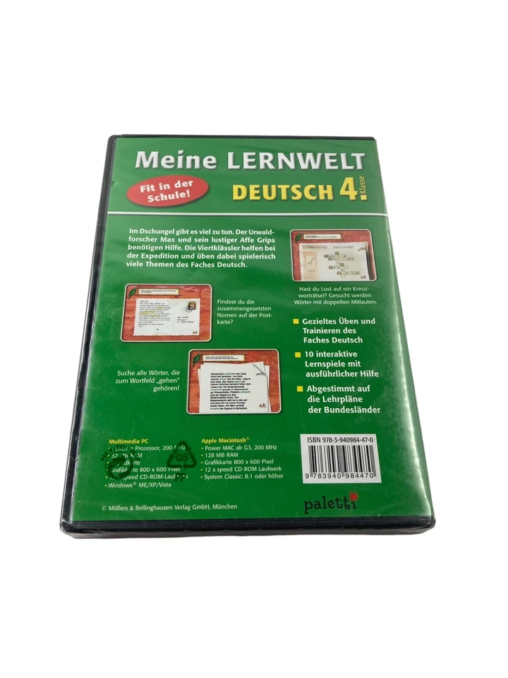 Meine LERNWELT 4. Klasse DEUTSCH Fit in der Schule Lernsoftware für Grundschüler - Bild 2 von 2