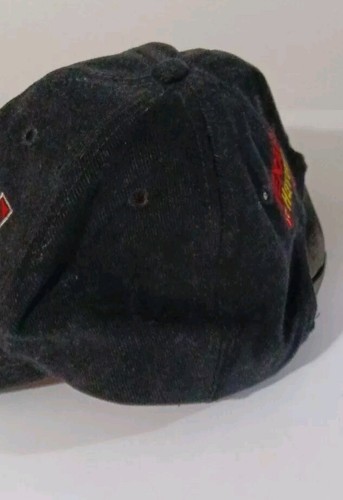 Mens Hat CapErnie Irvan #28 Nascar Texaco Havoline Racing Black Strapback Vtg - Picture 5 of 6