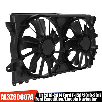 #ad Radiator Cooling Dual Fan For 2010 2014 Ford F 150 Expedition Lincoln Navigator $108.99