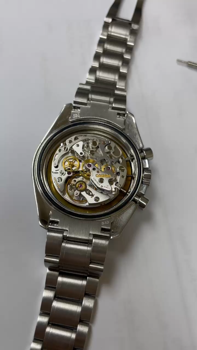 Auth OMEGA SPEEDMASTER MOON WATCH 30TH ANNIVERSARY APOLLO XI 1999